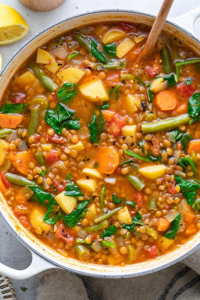 Hearty Vegan Lentil Soup - A Delicious 1-Pot Recipe
