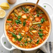 HEARTY VEGAN LENTIL SOUP-image