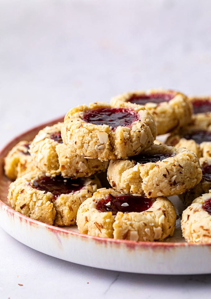 Almond Flour Vegan Thumbprint Cookies (GrainFree) The Simple Veganista
