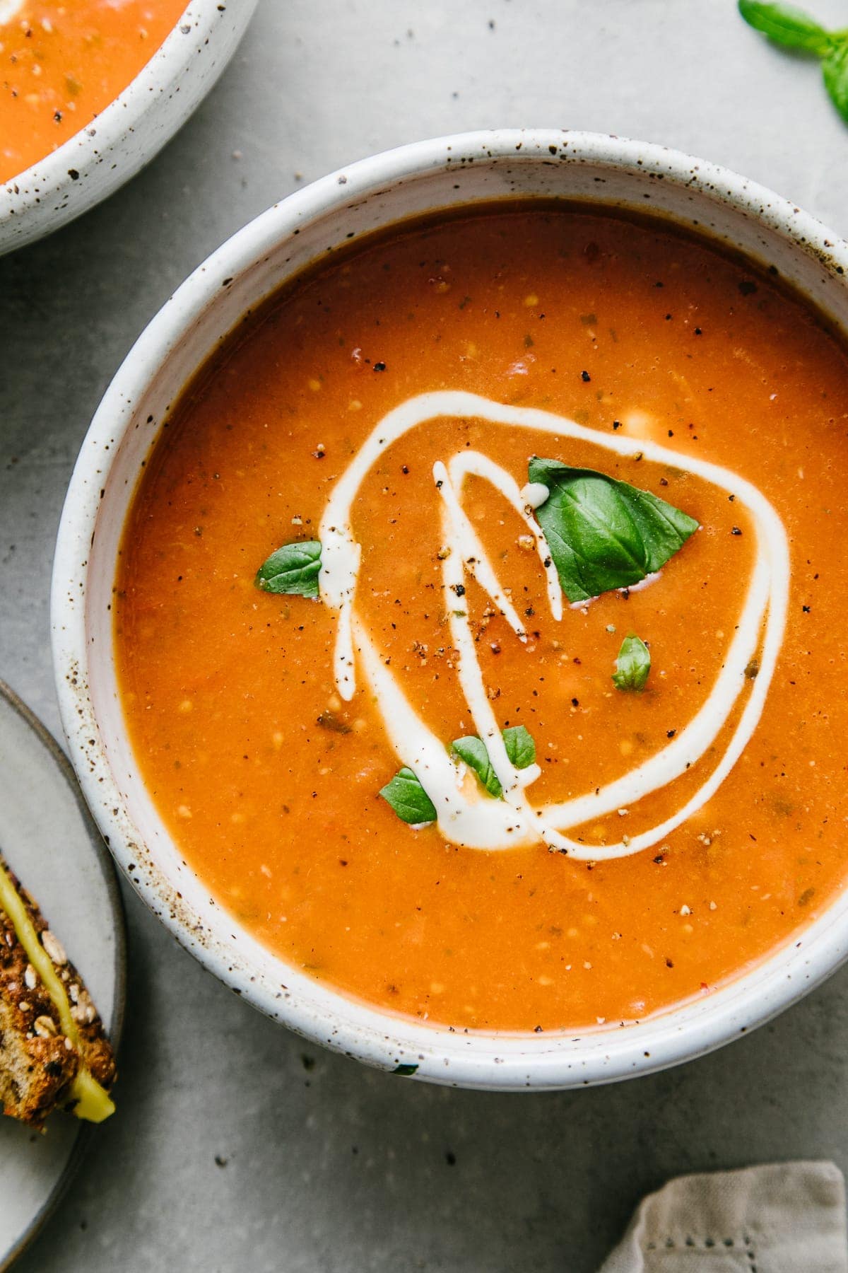 Tomato Basil Soup - Best Homemade Tomato Soup Recipe!