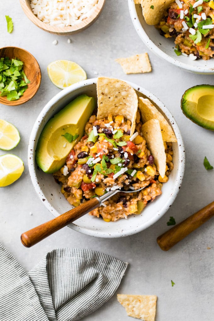 Enchilada Rice (Quick + Easy Recipe) - The Simple Veganista