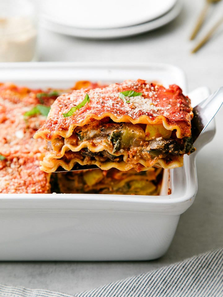 The Ultimate Vegetable Vegan Lasagna - The Simple Veganista