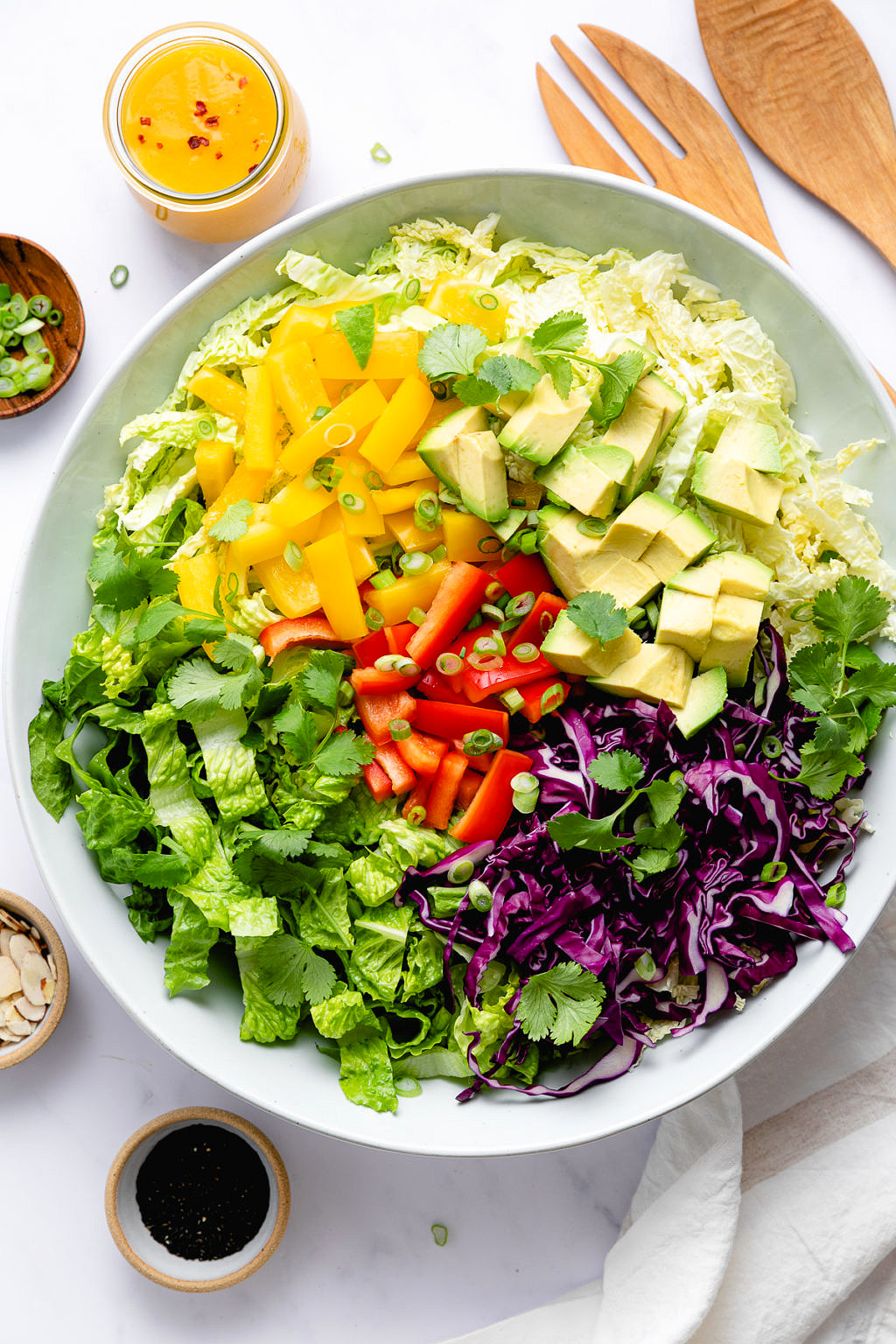 Healthy Rainbow Salad (Quick + Easy Recipe) - The Simple Veganista