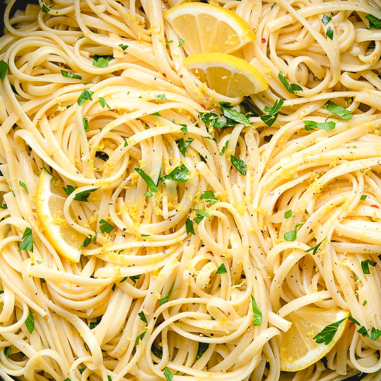 Simple Lemon Pasta (Quick + Easy Recipe) - The Simple Veganista