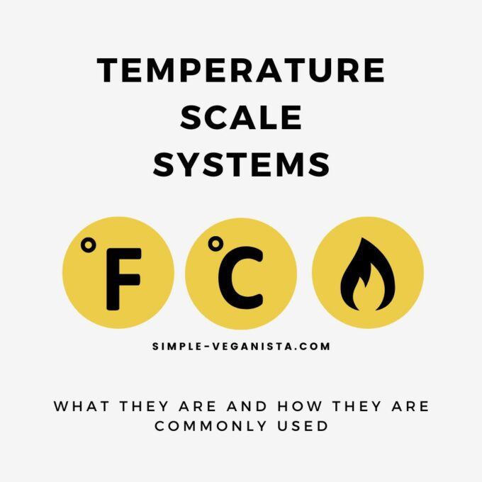 Celsius To Fahrenheit (Oven Conversion Chart) - The Simple Veganista