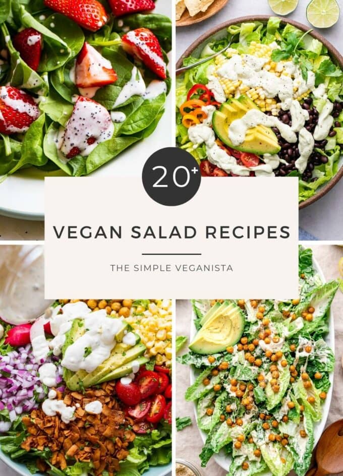 20+ Vegan Salad Recipes: Fresh, Flavorful & Nutrient-Rich